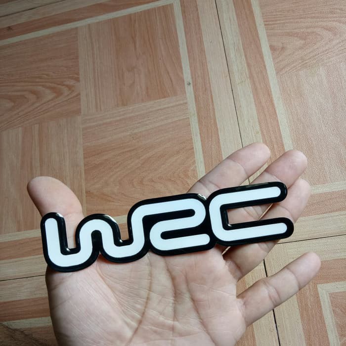 

stiker WRC timbul