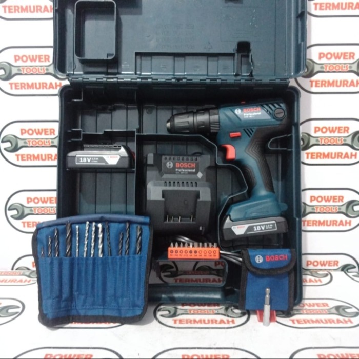Bor Baterai GSB 180 Li BOSCH Impact 18V Bor Cordless GSB180Li 18 V