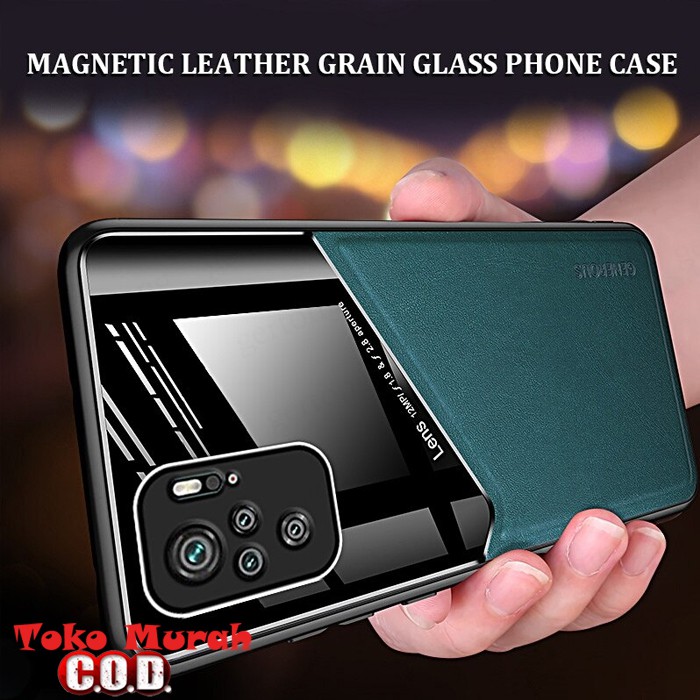 Elegant Case Xiaomi Redmi Note 10 Note 10 Pro Case Case Leather Mirror