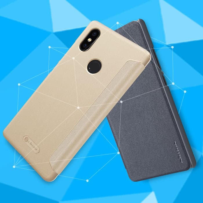 Xiaomi Mi8 SE Flip Cover NILLKIN Sparkle Case - Hitam