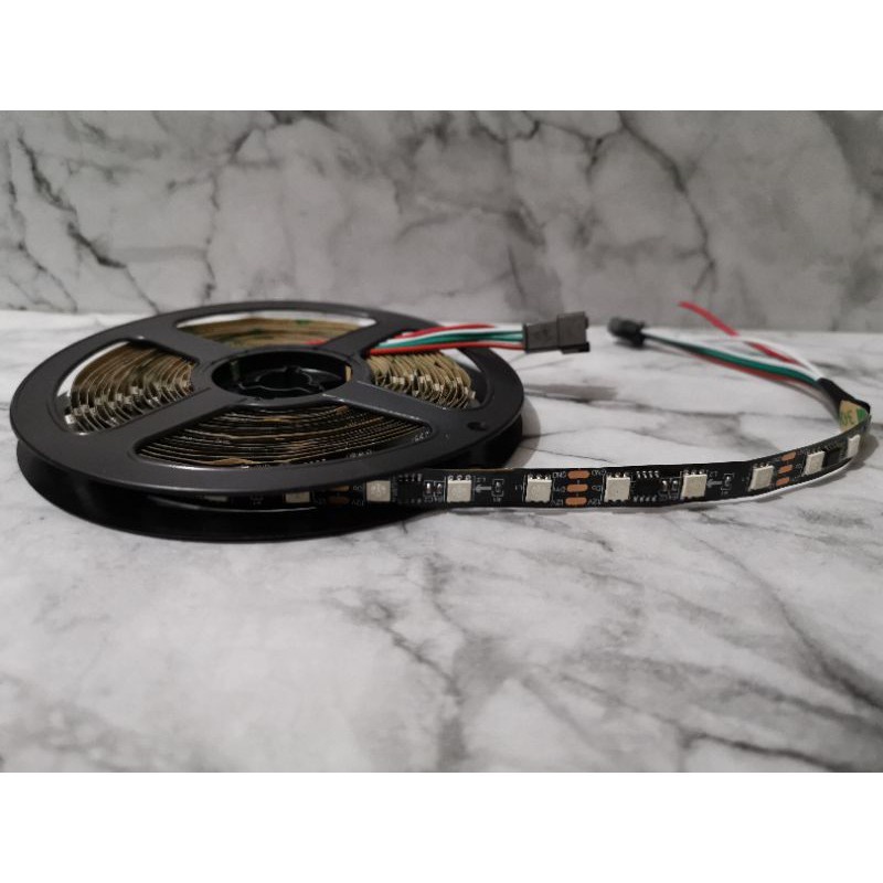 LED Strip Flexible 5050 RGB Gerak WS 1903/2811 24V 60 LED/m IP65