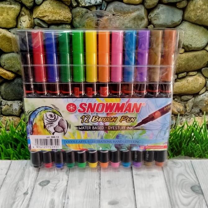 

[[COD]] Brush Pen snowman HEMAT Kode 107