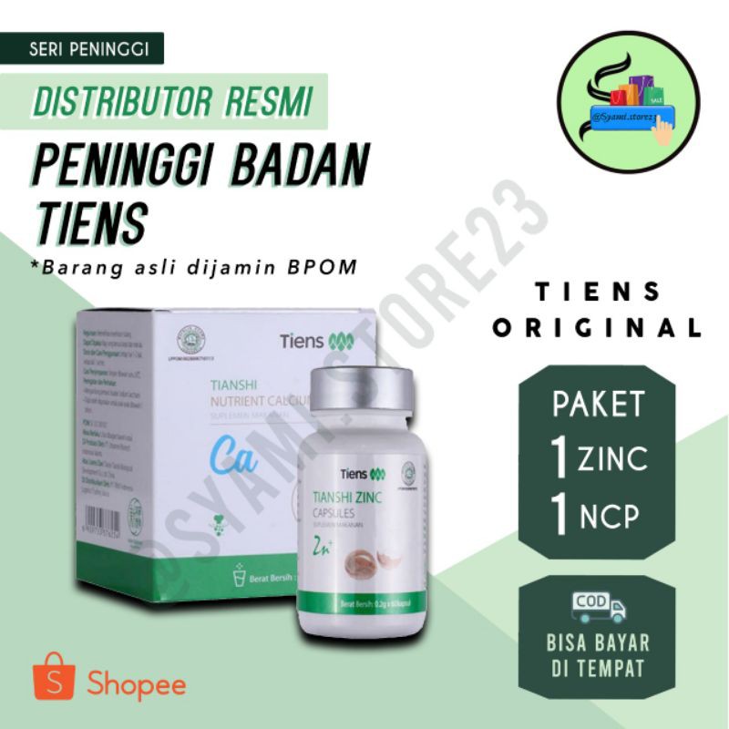 

Viral !! Hyper Grow Paket Peninggi Badan | Isi 10 Saset Susu dan 60 Kapsul Zinc [ TIENS ORI ]