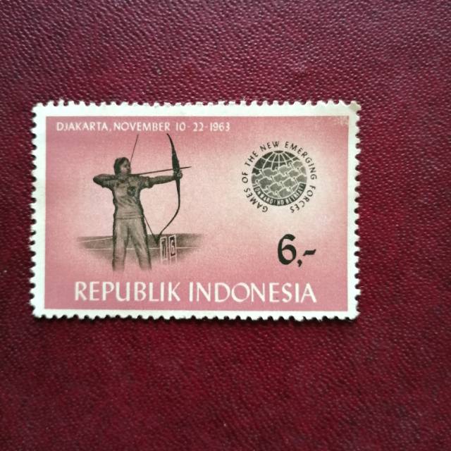 

Perangko seri GANEFO (Games of The New Emerging Forces) di Jakarta Rp 6,-