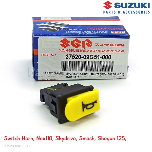 Saklar Klakson Original Suzuki Nex110, Skydrive, Smash, Shogun125