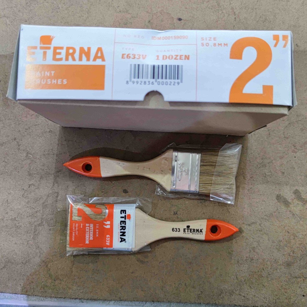 

Kuas Cat Eterna 633 Ukuran 2 inch / 2