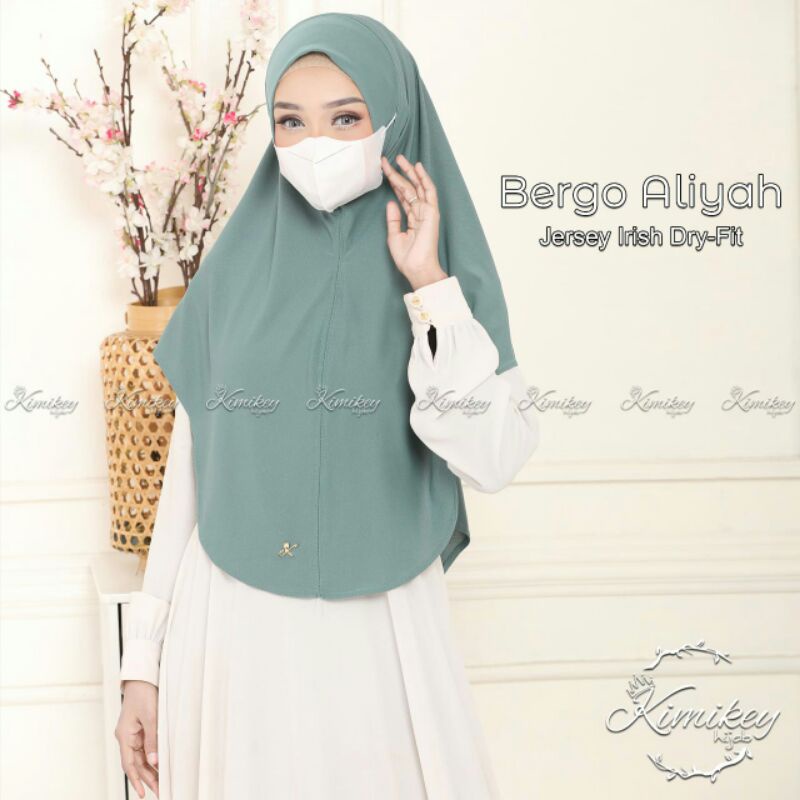 Jilbab Bergo Daily Instan Aliyah Original Kimikey