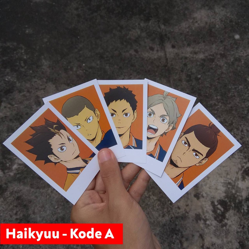 Pola Deco Mini Poster Anime Haikyuu - Hinata Kageyama Tsukishima Kenma Sugawara Oikawa