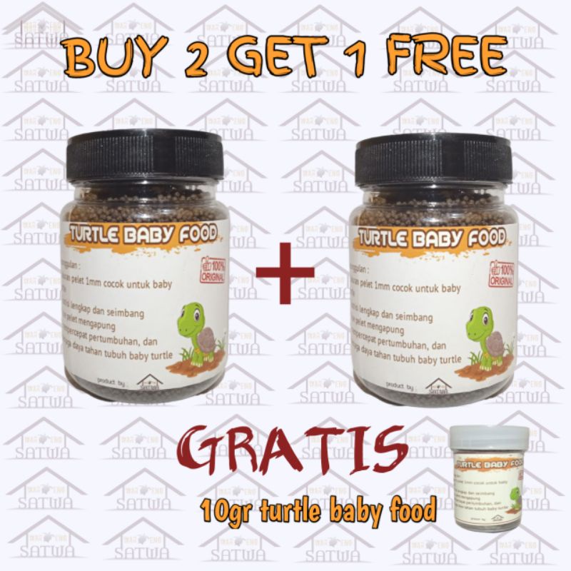 [BELI 2 GRATIS 1] Makanan kura kura air brazil bayi kura kura turtle baby food pelet kecil untuk kura kura brazil mini paling murah buy2get1free