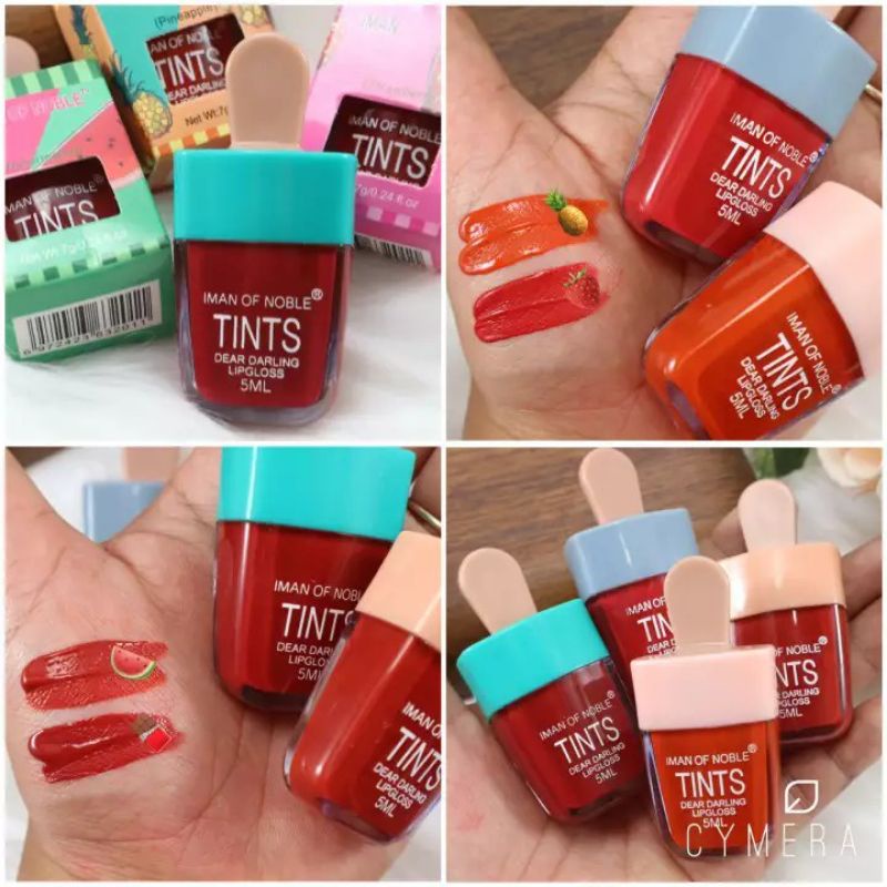 TINTS DEAR DARLING GLOSS IMAN OF NOBLE JELLY ICE LIPSTICK