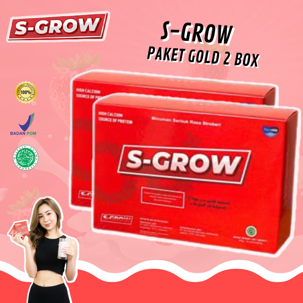 

S GROW original PENINGGI BADAN PAKET GOLD SUSU SUPLEMEN VITAMIN OBAT MINUMAN HYPERGROW SUPER GROW UP PENINGGI BADAN KALSIUM DEWASA AMPUH ORIGINAL AA04