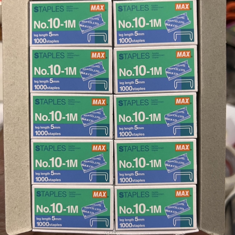 

Isi Staples Max no.10-1M - Isi Staples - isi stamp - isi stapler