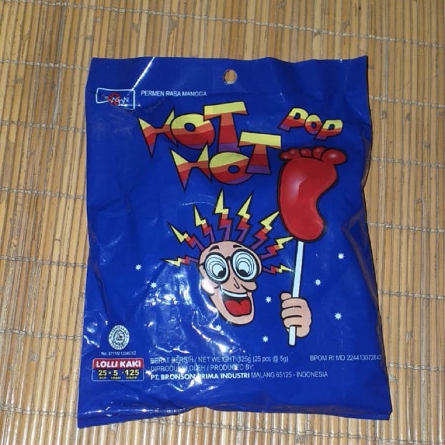 

Hot Hot Pop Permen Sikil isi 25