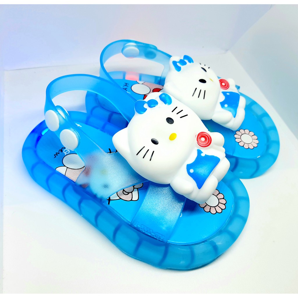 sandal Led Wanita Karakter Boneka HELLO KITTY Lucu Bisa Nyala /  Sandal Bayi HELLO KITTY Dengan Tali Belakang Terbaru / SANDAL JEPIT BISA NYALA / SANDAL LED IMPORT /SANDAL JEPIT ANAK-ANAK / SANDAL JEPIT MOTIF HELLO KITY / SANDAL TRENDY ANAK / SANDAL JEPIT