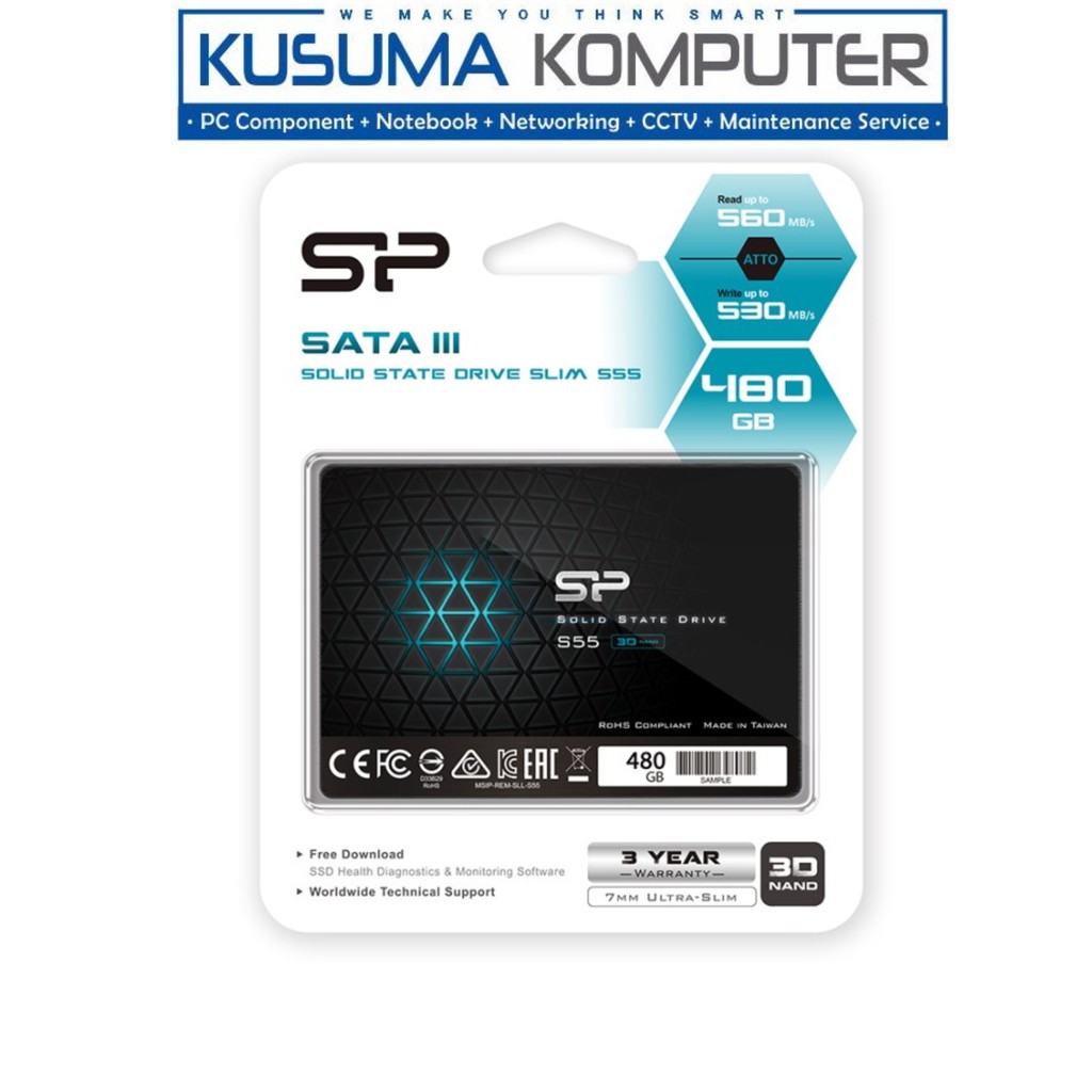 Silicon Power SSD S55 480GB 2.5&quot; SATA III