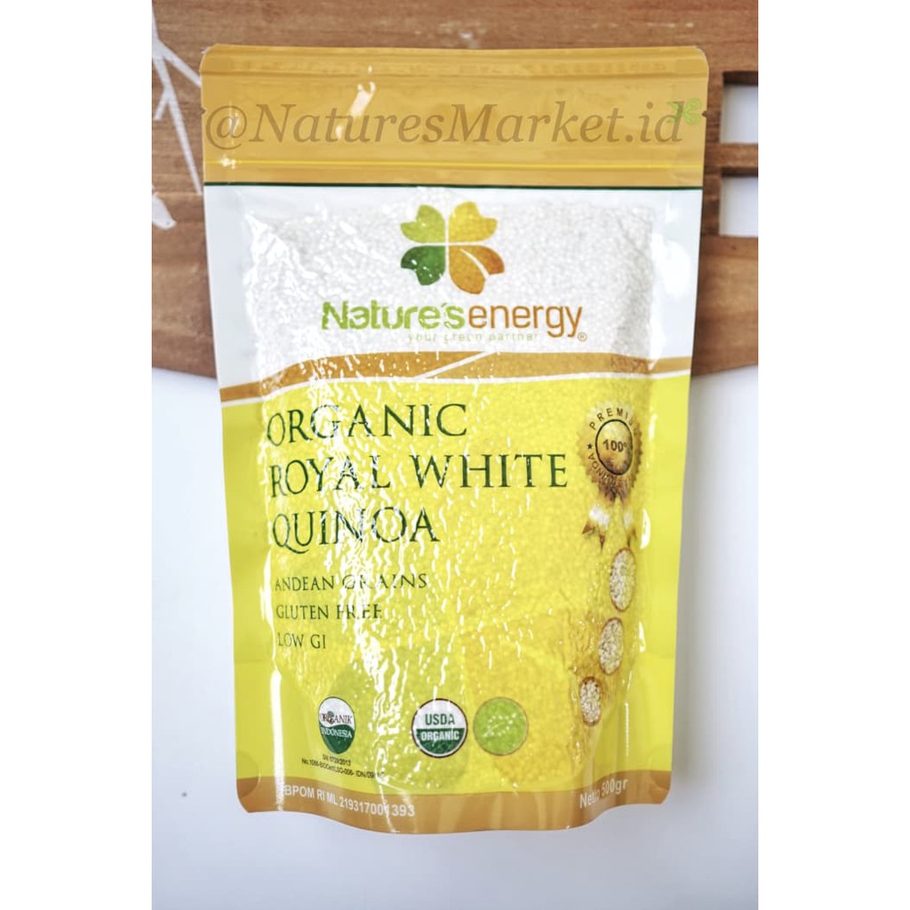 Natures Energy Organic Royal White Quinoa 500g