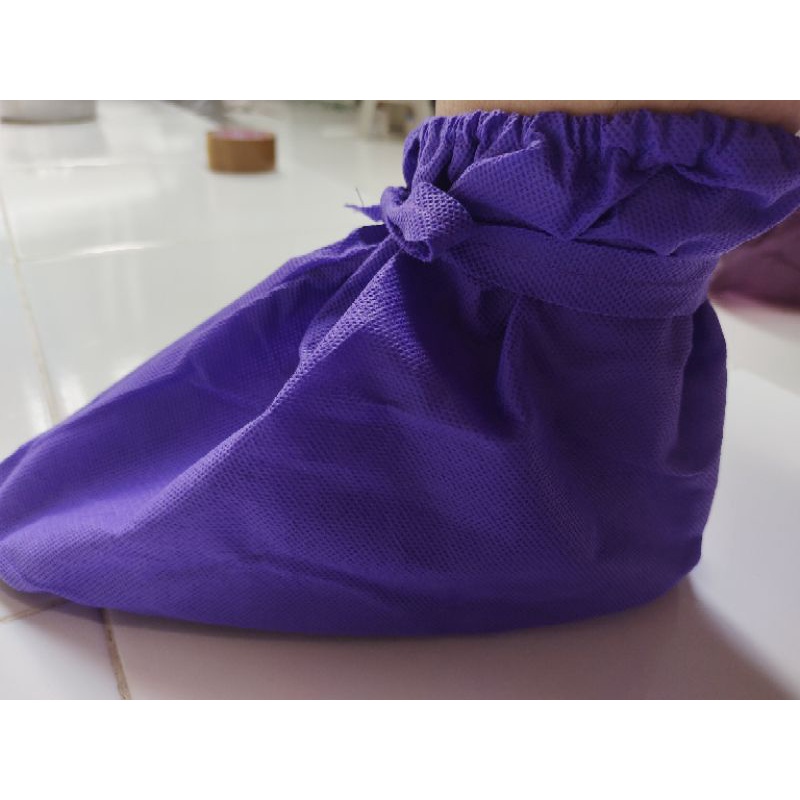 APD COVER SHOES PER PASANG-Ungu