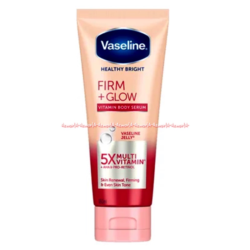 Vaseline Healty Bright 100ml Firm Glow Vitamin Body Serum Vaselin Health Untuk Vit Kulit