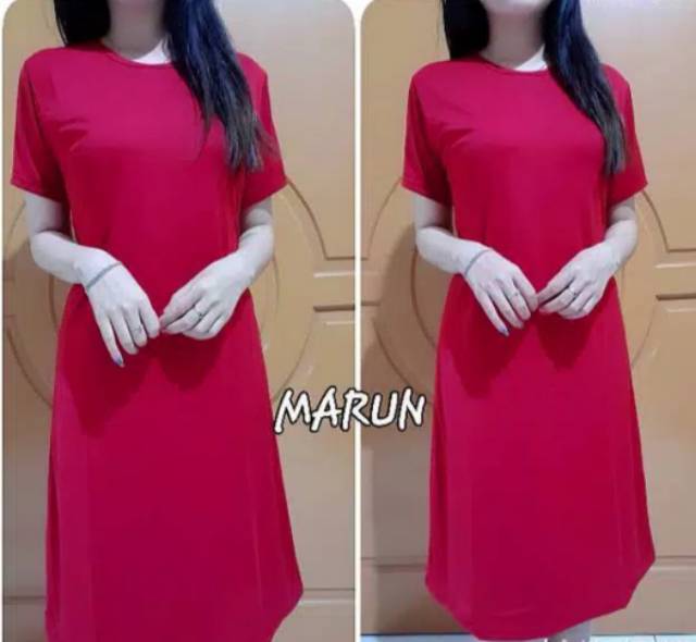 BH 181 Meygrosir dress spandex XL tgn pendek polos