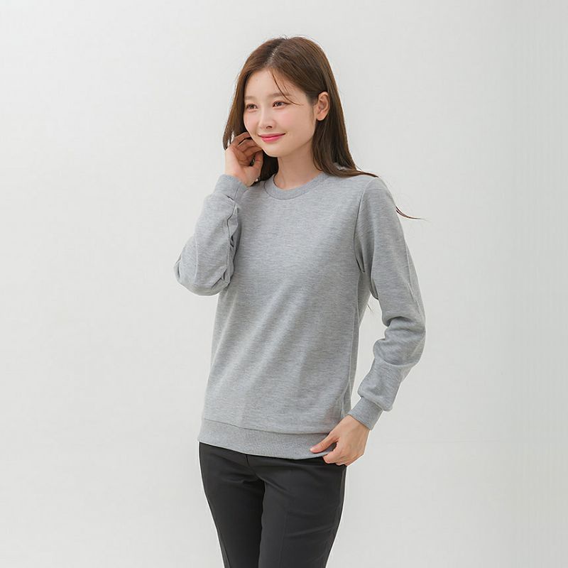 New Basic Sweatshirt CrewNeck Polos Original Pria Wanita GMS 240 Bisa COD