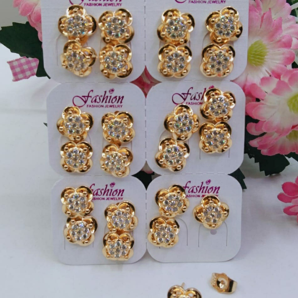 AV332 Grosir Anting Tusuk Permata Anting Dewasa