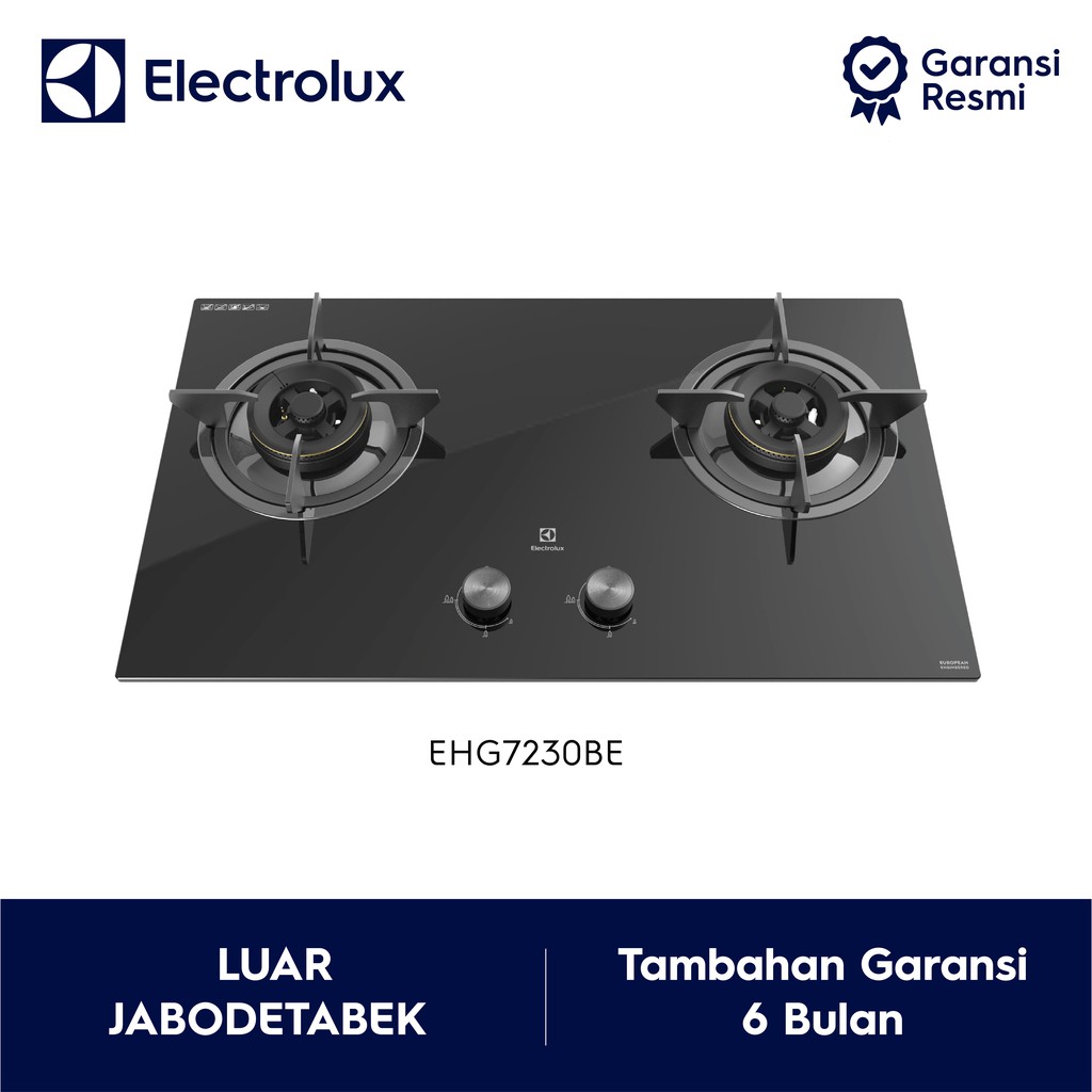 

Electrolux Kompor Tanam EHG7230BE / EHG 7230BE / EHG 7230 BE - Luar Jabodetabek