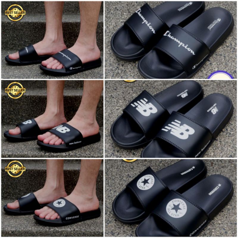 sandal selop CONVERSE in original SENDAL SLIP ON KAWS GRADE ORI