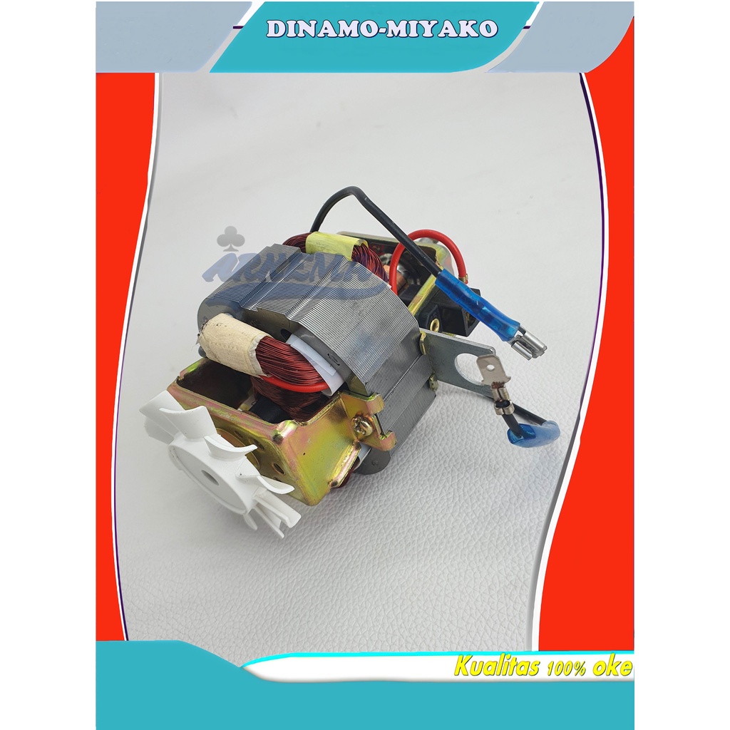 MESIN DINAMO BLENDER MIYAKO MODEL KIPAS | MOTOR BLENDER MIYAKO MODEL BARU | TYPE 102 / 152