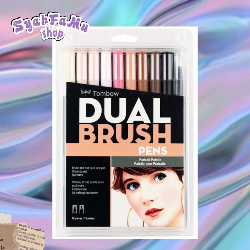 

Tombow Dual Brush Pen Set 10 - Portrait Palette