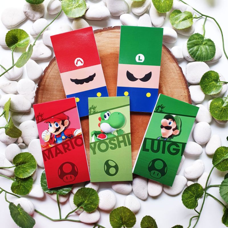 

Mario Bros Luigi Yoshi Wario Mini Long Notes Buku Catatan Tulis Notebook Notepad Hampers Souvenir Birthday