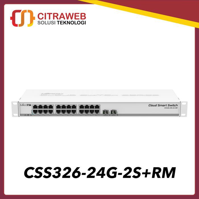 Mikrotik CSS326-24G-2S+RM | CSS 326 24G 2S+ RM