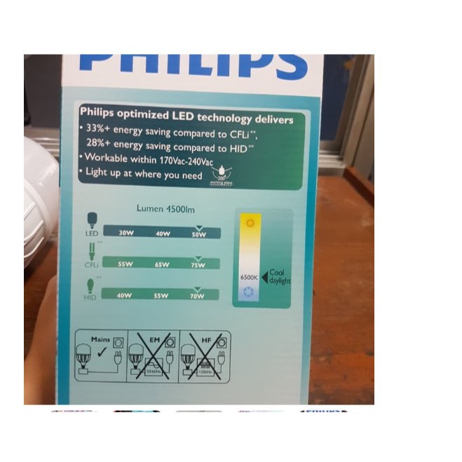 Philips Lampu Tabung LED 30W Putih Jumbo PROMO