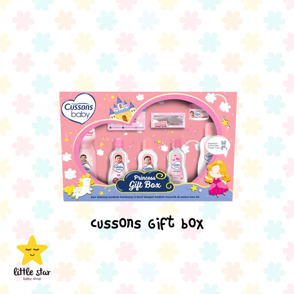 Cussons Gift Box | Hadiah Lahiran Bayi | Hamper Kado Baby Born Cewek Cowok Prince Princess