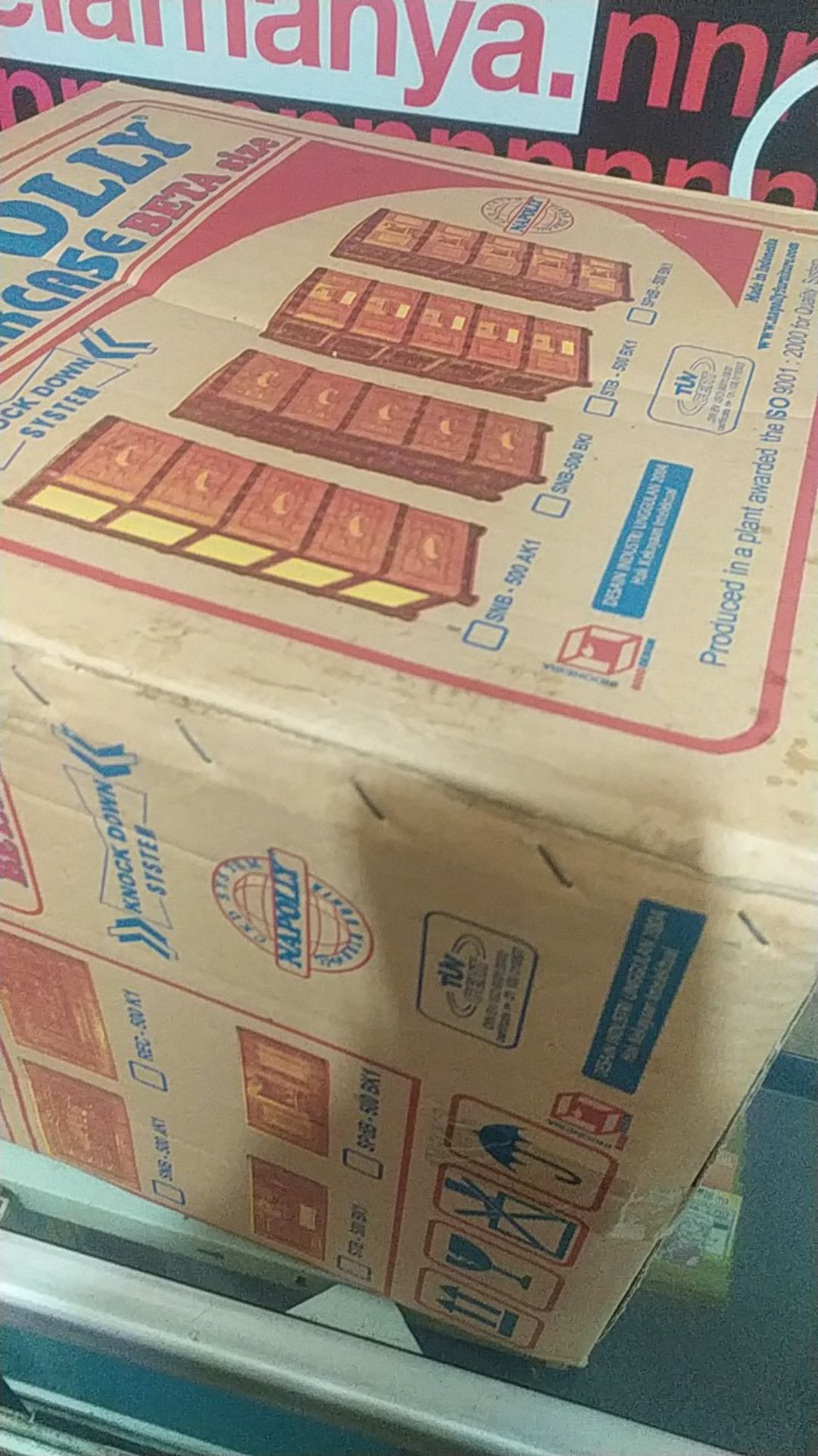 Lemari Plastik Napolly Stb 500 / Rak Plastik Serbaguna / Excel / Laci Plastik 5 Susun