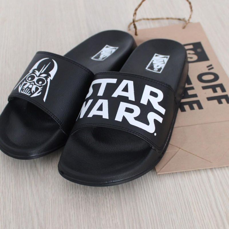 Sandal Pria Slip On MAXSLIDE STAR WARS/ sandal off white star wars-2