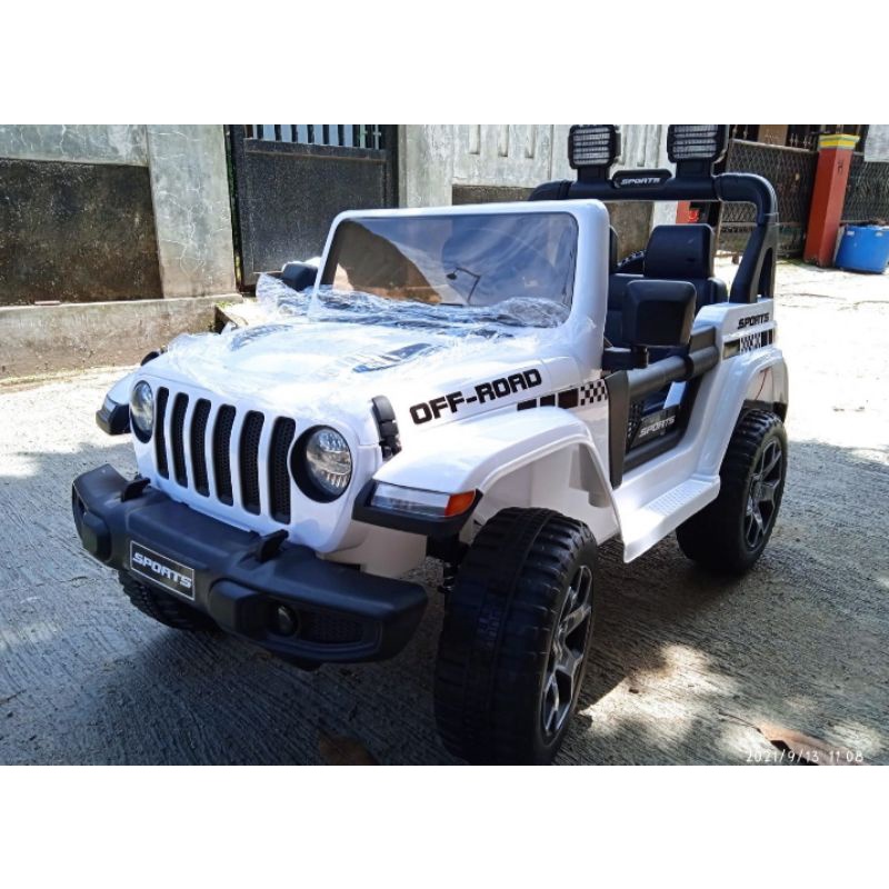 Mobil jeep off road mobilan aki anak, mobil remot