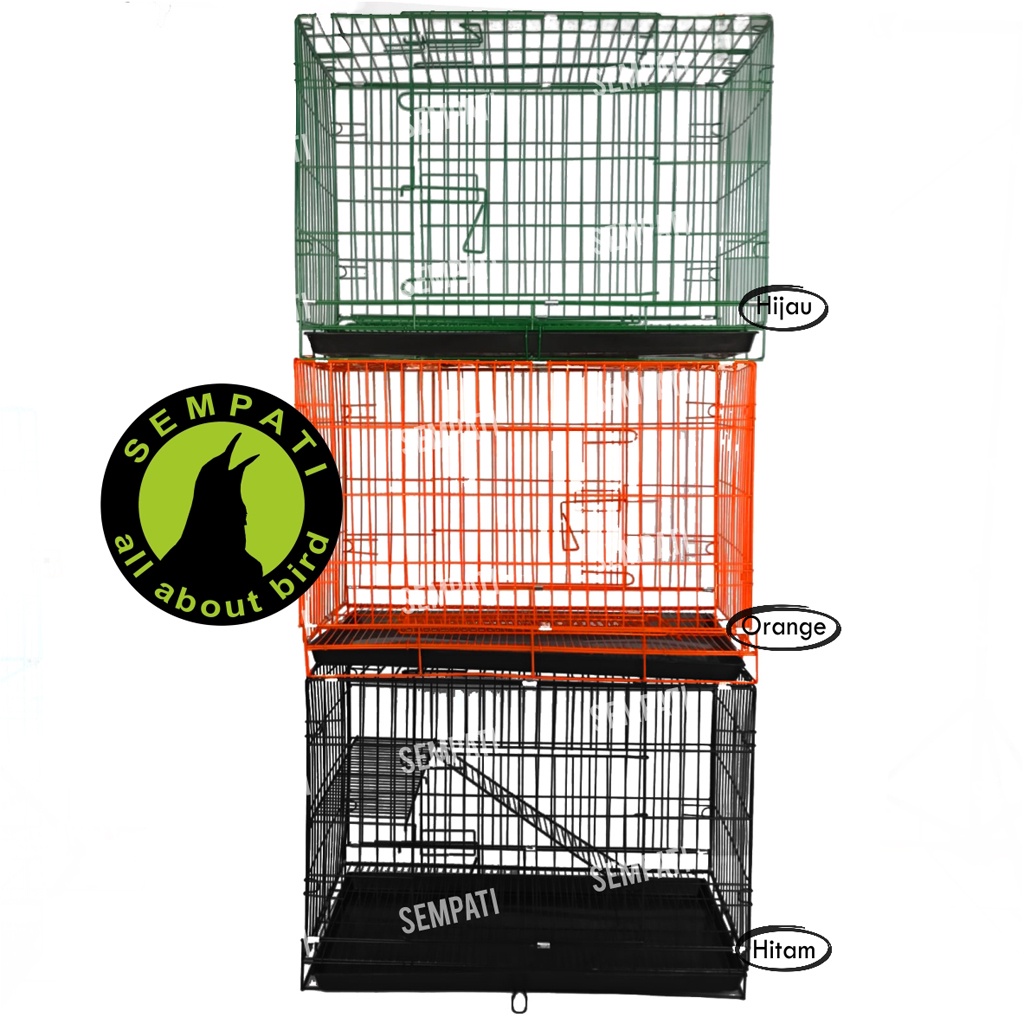 KANDANG KUCING PET CARGO SIZE 75 X 55 CM XL JUMBO KANDANG KUCING KITTEN KANDANG KUCING BESI MURAH SANGKAR KANDANG RUMAH TEMPAT TIDUR KUCING ANJING KELINCI SUGAR GLIDER KDXLCAT-4