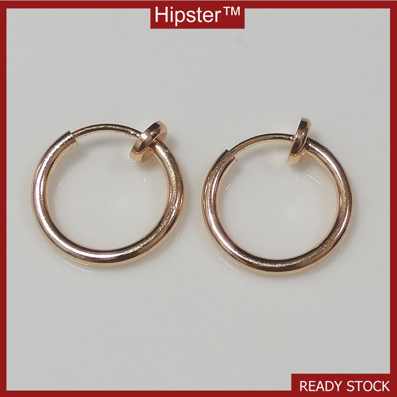 New Hot Fashion Simple round Solid Color Ear Studs Ear Clip