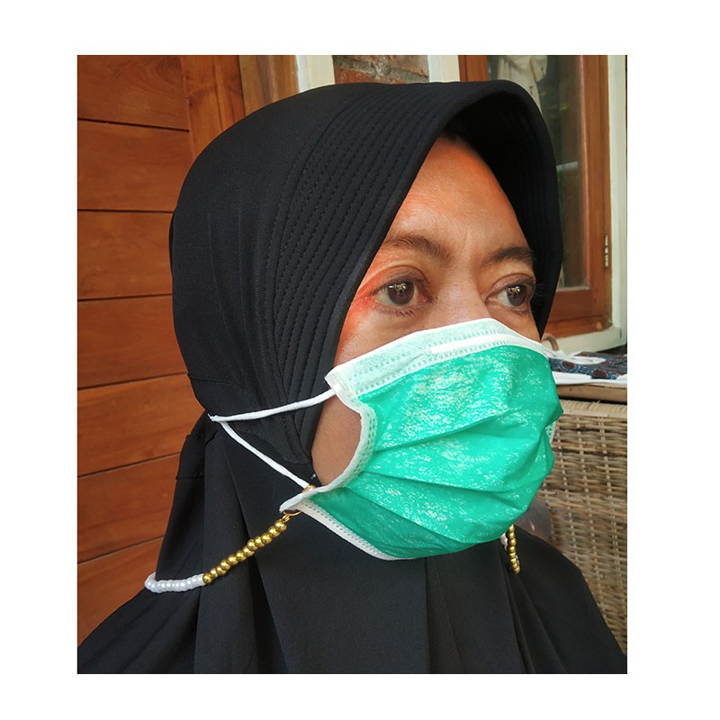 Kalung Masker Mutiara Strap Mask