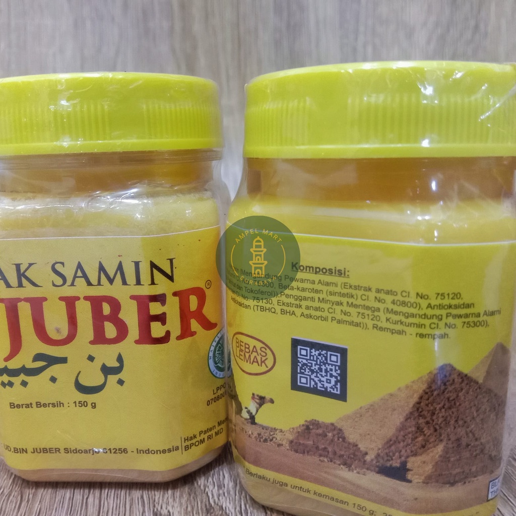 Minyak Samin Bin Juber 150 gram Minyak Nabati Asli Minyak Samin 150gr