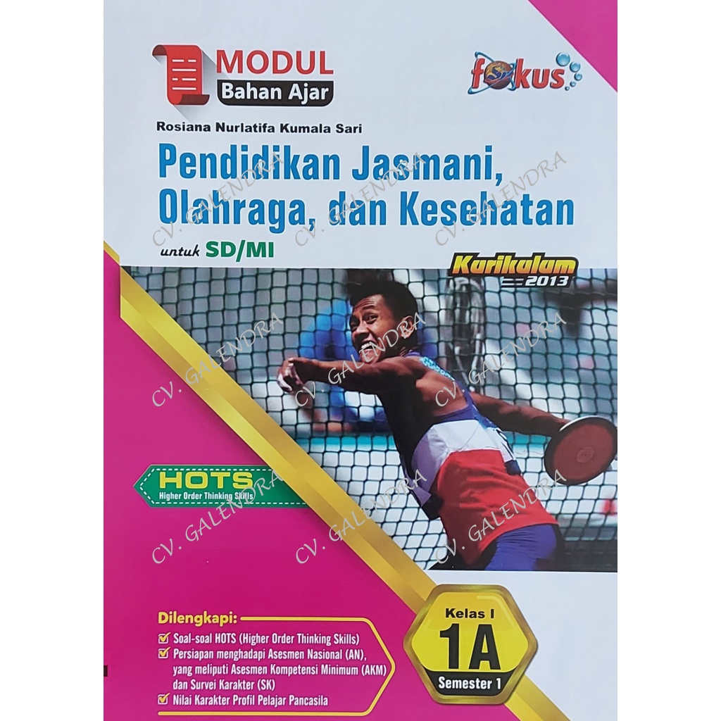 LKS Fokus PJOK SD/MI Kls 1 Semester 1