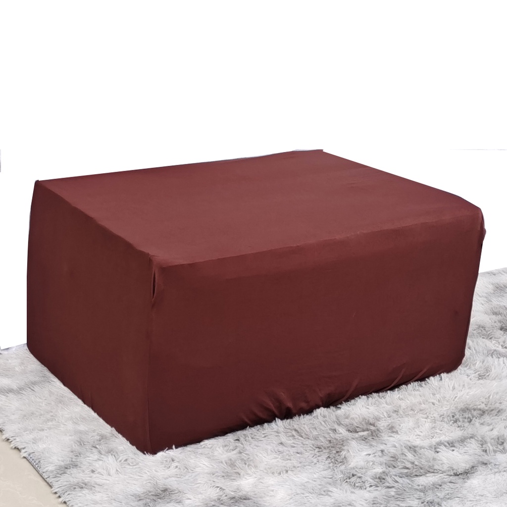 Foot Stool Cover Ottoman Cover Footstool Protector Stretch Slipcover Slipcover Protector