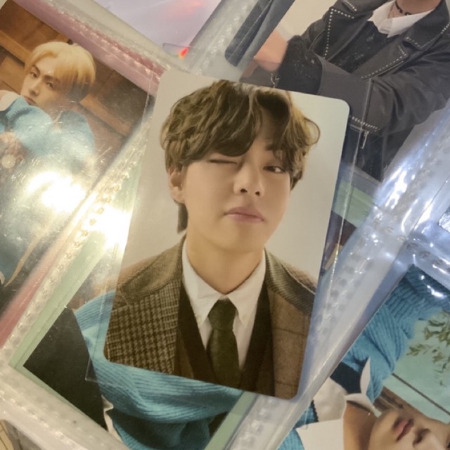 pc photocard taehyung v d9 festa dday calendar 2021 bts official