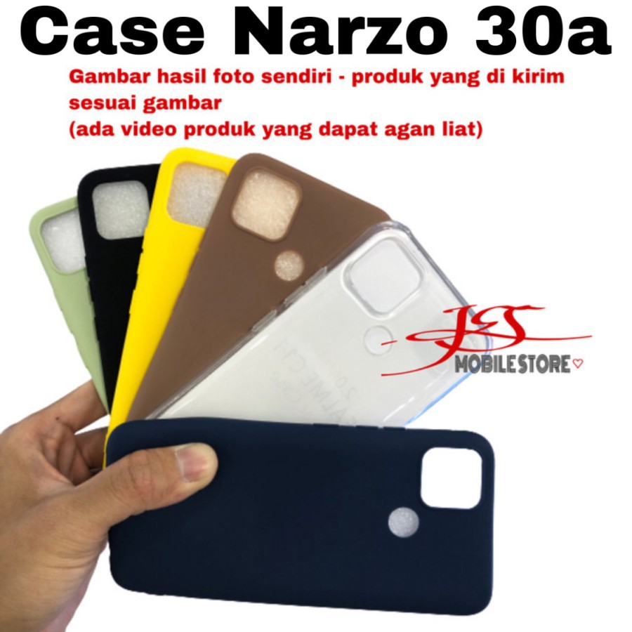 Jelly case REALME NARZO 30A - silikon REALME NARZO 30A kualitas premim