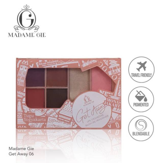 ☃️Cutezz_Ching1☃️Madame Gie Get Away Make Up Kit