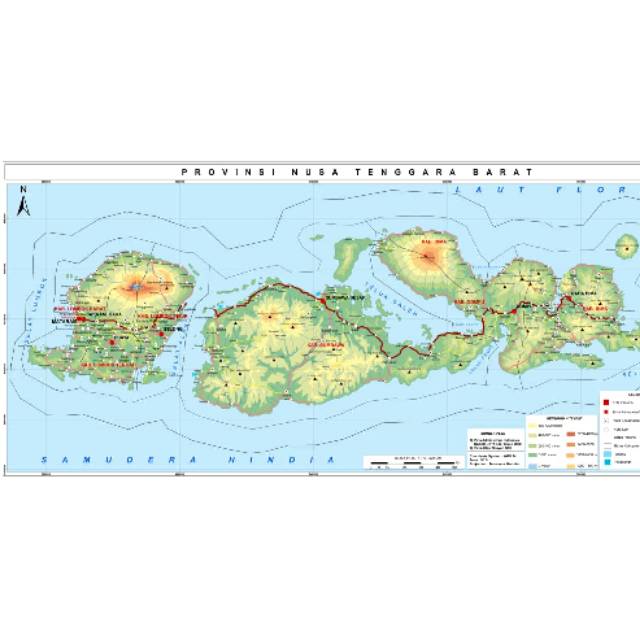 Peta Atlas Nusa Tenggara Barat Format Shp Pdf Resolusi Besar Dijamin Tidak Blur Atau Pecah