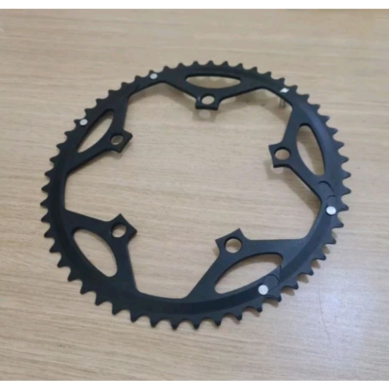 Chainring 53T Alloy BCD 130mm Bisa Double Dan Single . Chain Ring 53 T BCD 130 MM Material Alumunium Bisa Sepeda Roadbike seli