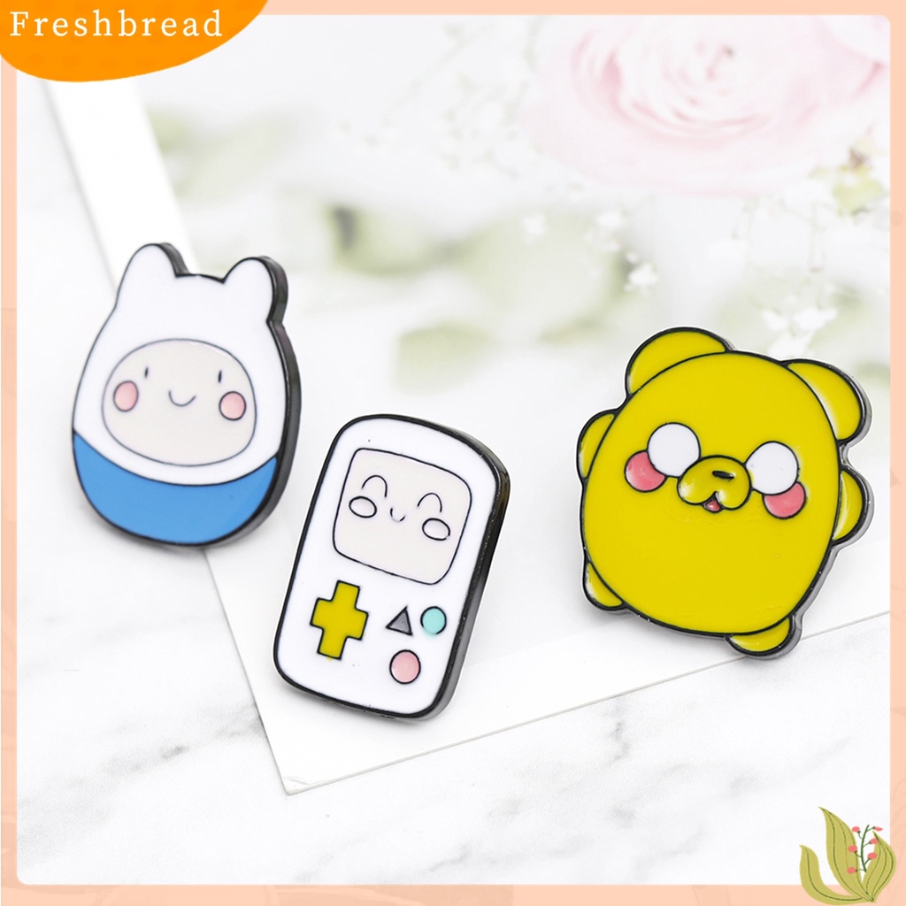 [ TERLARIS]Brooch Unisex Portable Adventure Time Figure Fashion Cartoon Brooch for Party