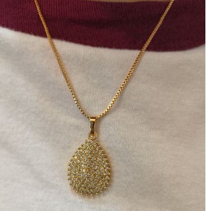 Kalung Labu Replika berlian Eropa Gold