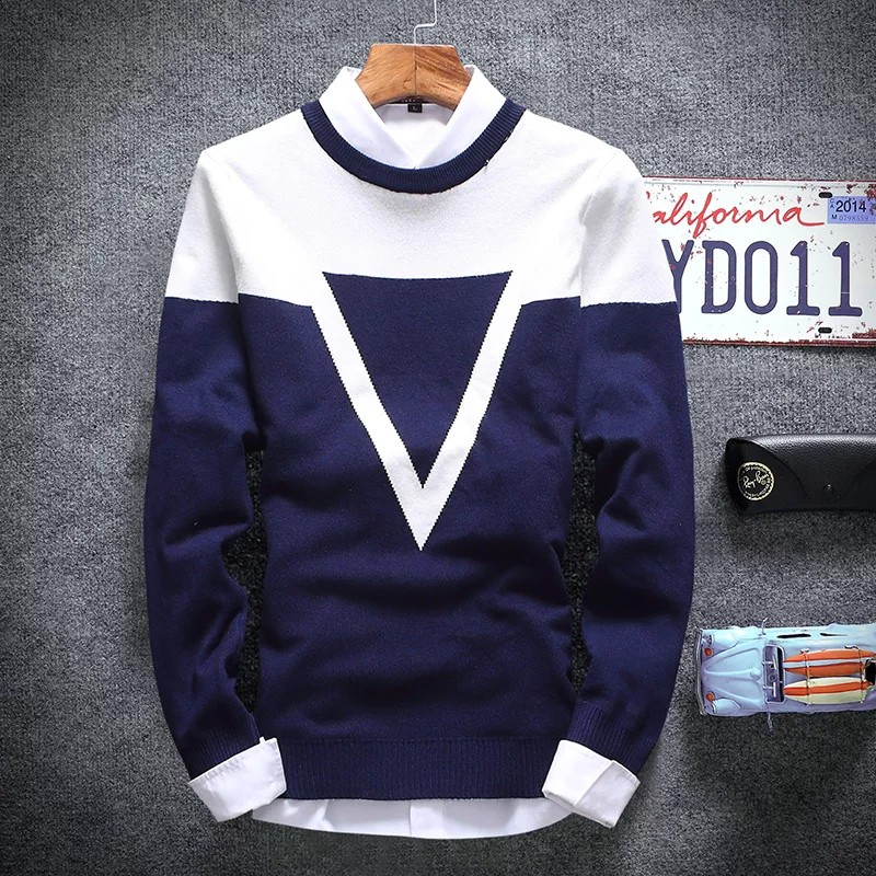 Sweater Pria Triangle Sweater Rajut Pria Triangle Rajut Model Korea Sweater Murah Sweater Terbaru